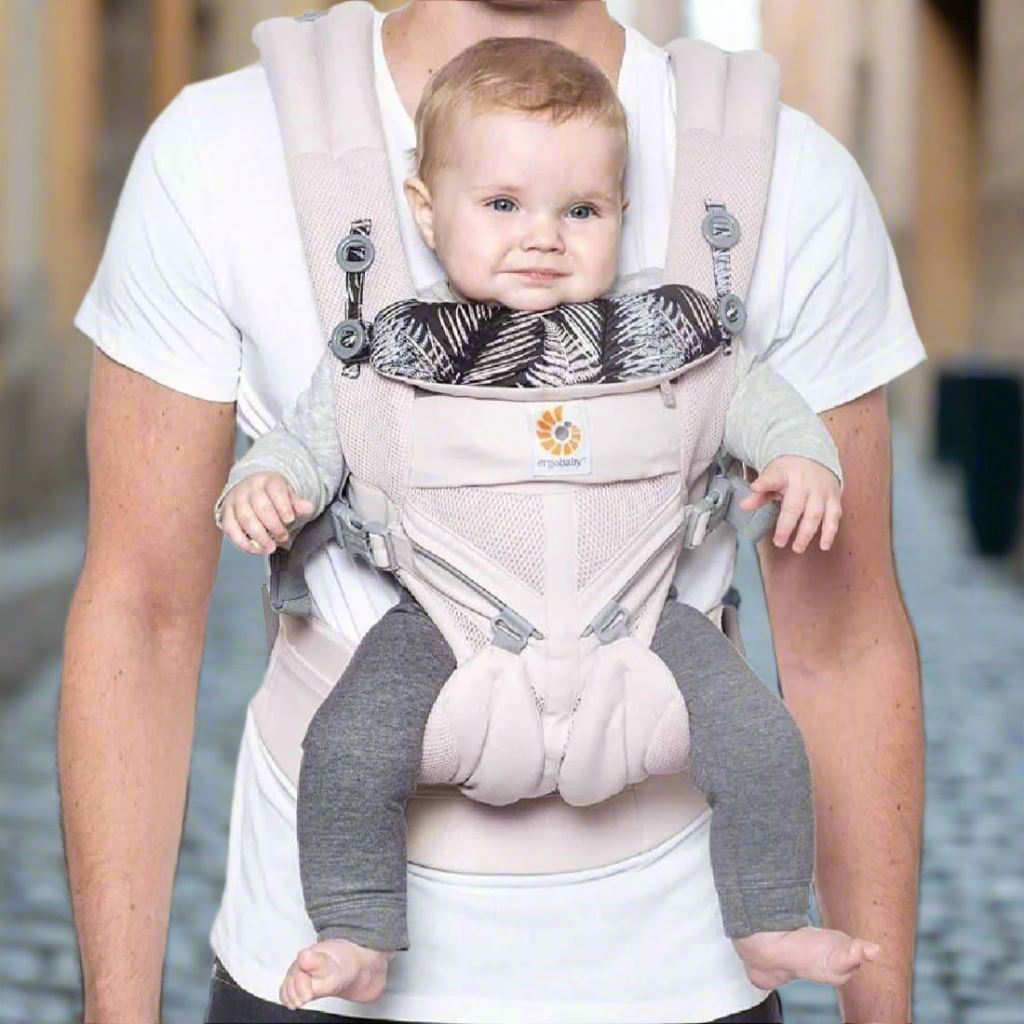 Porte Bebe - BreathBabyBag™ - Rose Maille - Plaisir de Bébé