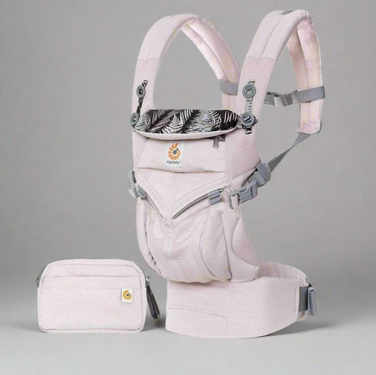 Porte Bebe - BreathBabyBag™ - Rose Maille - Plaisir de Bébé